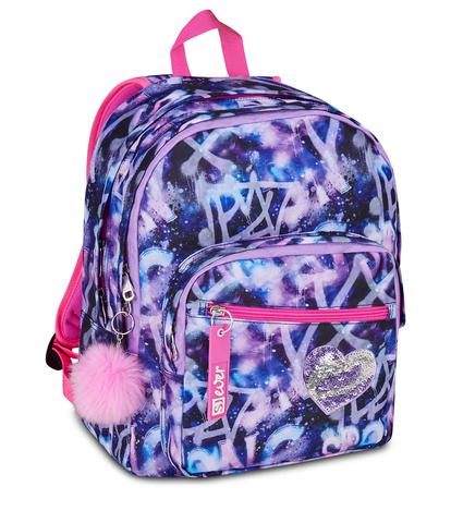 Zaino Doppio Scomparto Seven SJ Ever Multiviolet Girl – Scuola 2026/27