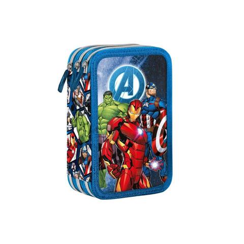 Astuccio 3 Zip con Turbocolor Avengers