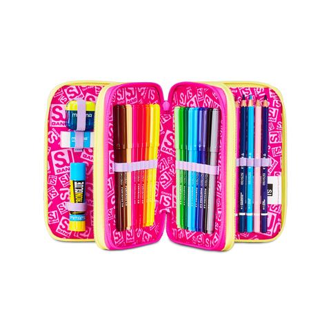 Astuccio 3 Zip Seven SJ Gang Game-LED Girl