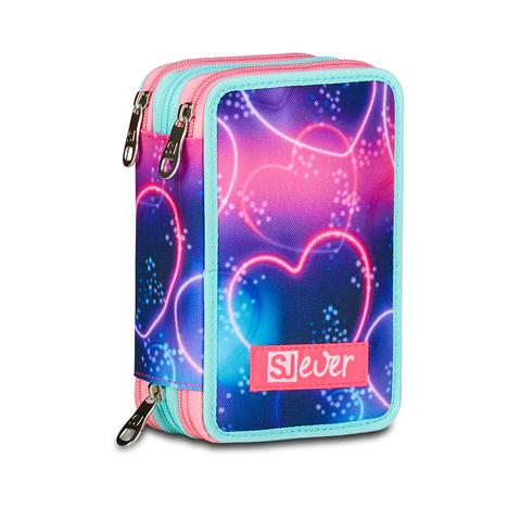 Astuccio 3 Zip Seven SJ Ever Multiheart Girl
