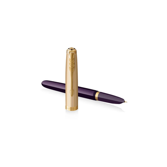 Penna Stilografica Parker 51 Deluxe Plum GT - Penna Lusso Collezione