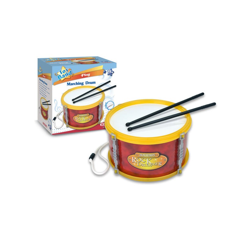 TAMBURO CON TRACOLLA COMPLETO DI BACCHETTE