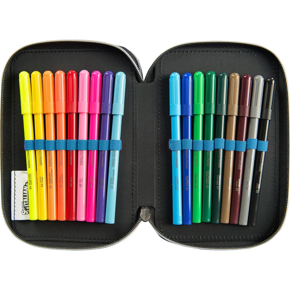Astuccio 3 Zip Brainrot 2026/27 – Astuccio Scuola con Personaggi Virali per Ragazzi