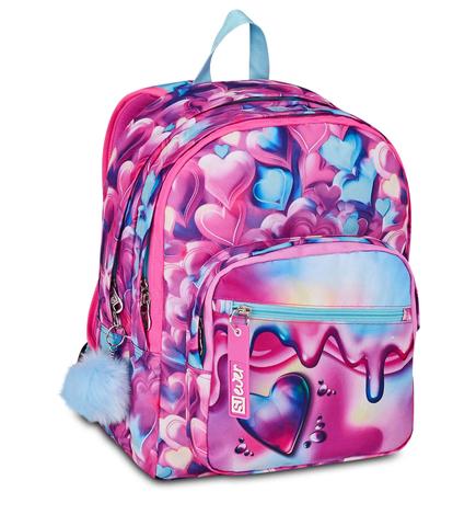Zaino Doppio Scomparto Seven SJ Ever Pink Beat Girl – Scuola 2026/27