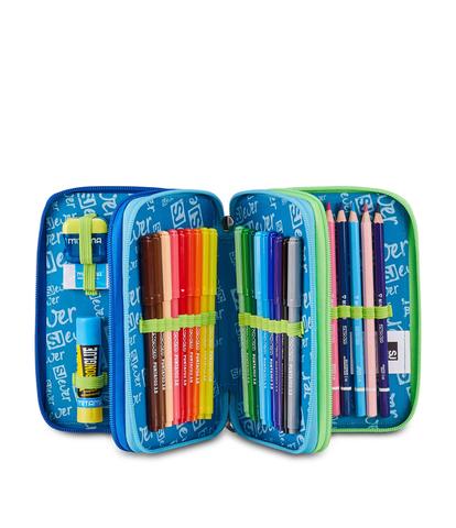 Astuccio 3 Zip Seven SJ Ever Cloudy Blue Boy – Scuola 2026/27