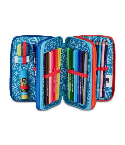 Astuccio 3 Zip Seven SJ Gang Speed Animal Boy – Scuola 2026/27