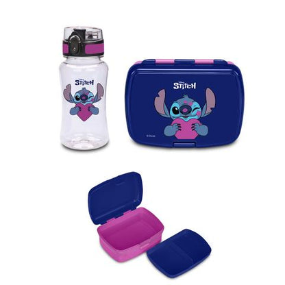 Set Borraccia + Portamerenda Lilo & Stitch Disney - Kit Scuola Bambini