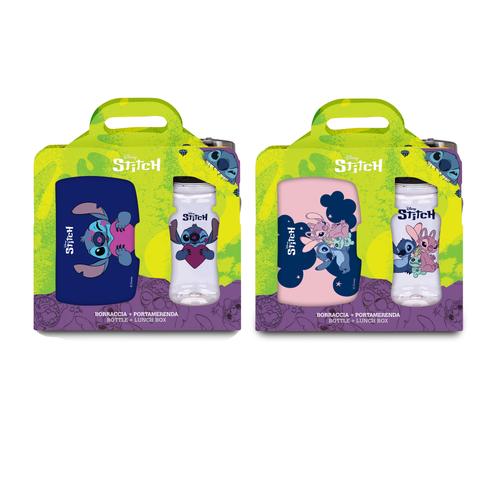Set Borraccia + Portamerenda Lilo & Stitch Disney - Kit Scuola Bambini