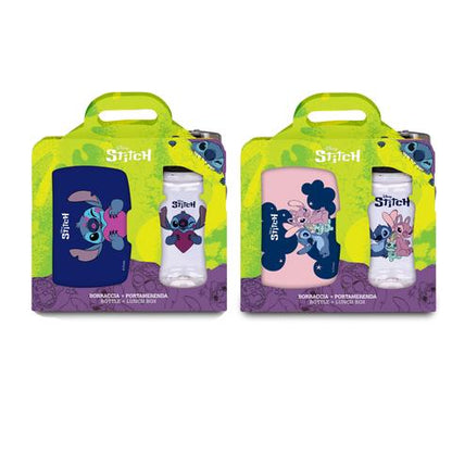 Set Borraccia + Portamerenda Lilo & Stitch Disney - Kit Scuola Bambini