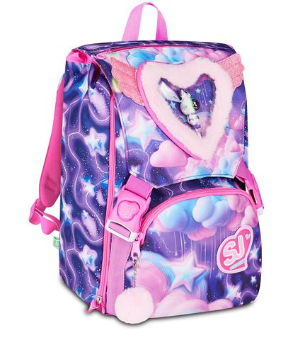 Zaino Sdoppiabile Big Seven SJ Gang Fluffy Pink Girl – Scuola 2026/27