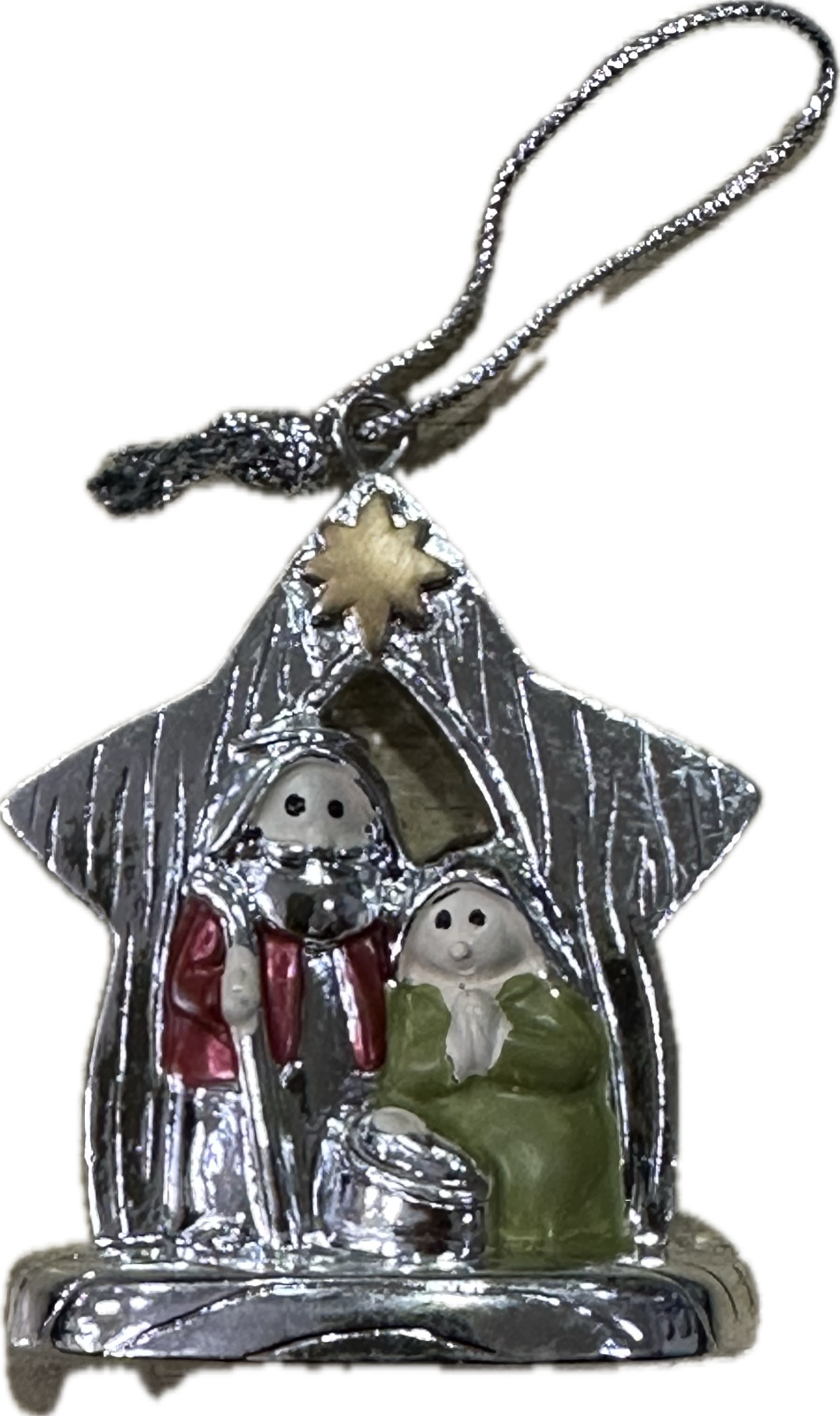 Bagutta Mini Presepe Smaltato 11x13cm - Presepe Natale Decorazione