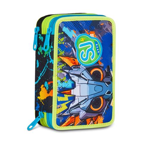 Astuccio 3 Zip Seven SJ Gang Boy Led Look