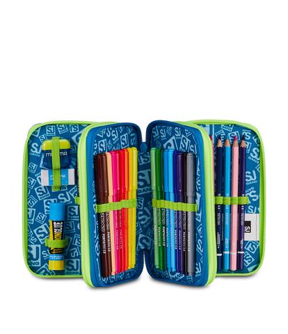 Astuccio 3 Zip S3D Seven SJ Gang Soft Pouch Boy 2026-2027 | Astuccio Scuola Bambino
