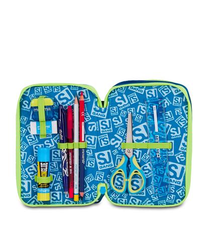 Astuccio 3 Zip S3D Seven SJ Gang Soft Pouch Boy 2026-2027 | Astuccio Scuola Bambino