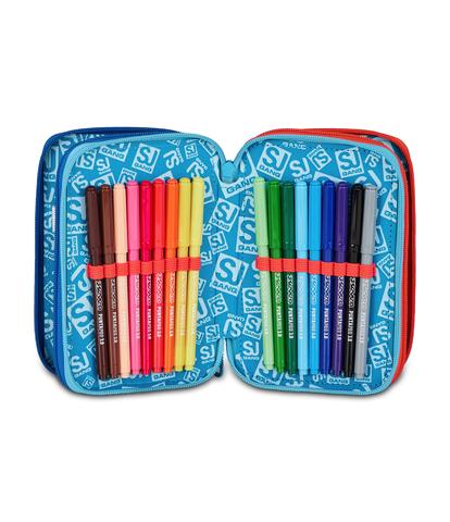 Astuccio 3 Zip Seven SJ Gang Speed Animal Boy – Scuola 2026/27