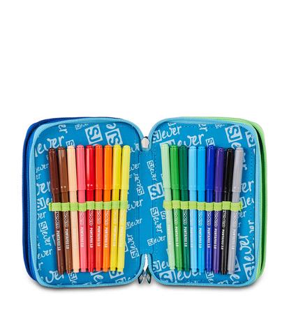 Astuccio 3 Zip Seven SJ Ever Cloudy Blue Boy – Scuola 2026/27