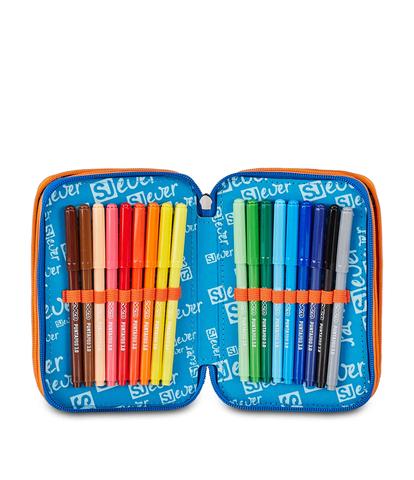 Astuccio 3 Zip Seven SJ Ever High Flames Boy – Scuola 2026/27