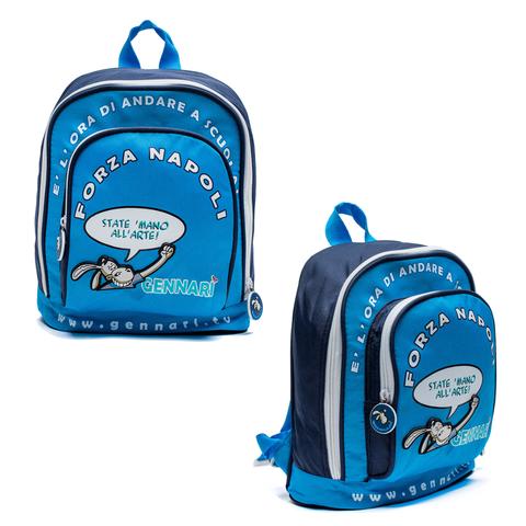 Zaino Asilo Forza Napoli Gennari - 1 Tasca Bambini 3-5 anni