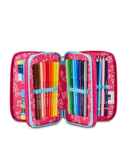 Astuccio 3 Zip Seven SJ Ever Star Drafts Girl – Scuola 2026/27
