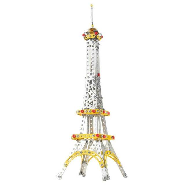 COSTRUZIONI EIFFEL TOWER INTELLIGENCE ASSEMBLY TOYS TIPO MECCANO 447 PEZZI DG GIOCHI