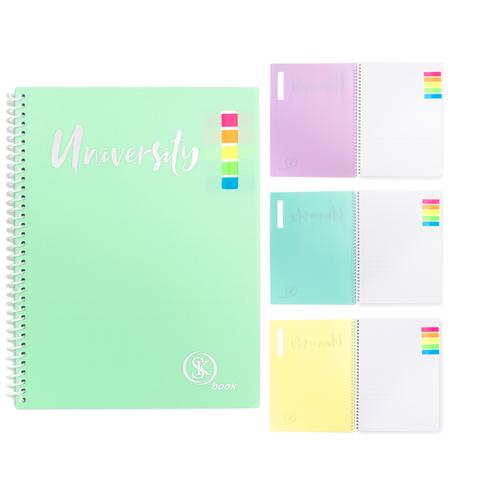 Spiral Book SK A4 Pastel con Stickers