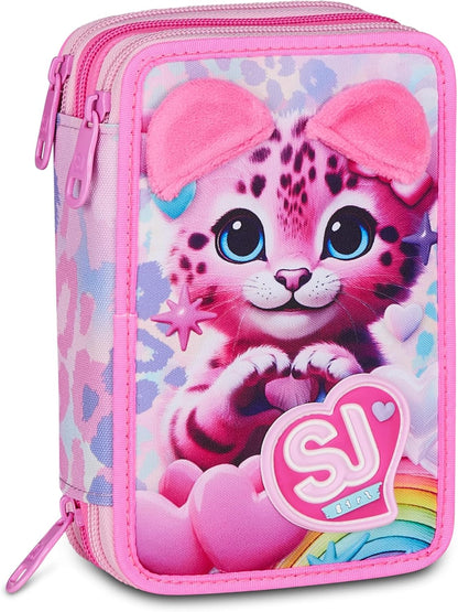 Astuccio Seven 3 Zip SJ Heart Buddy Girl
