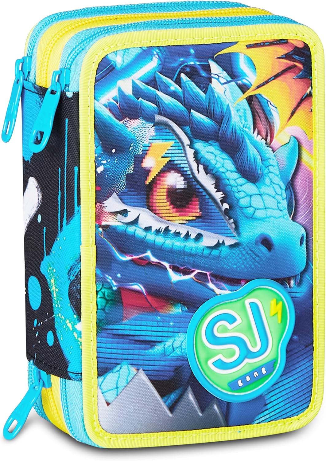 Astuccio Seven 3 Zip SJ Metal Dragon Boy