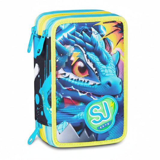 Astuccio Seven 3 Zip SJ Metal Dragon Boy