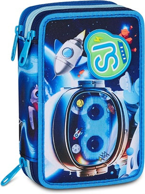 Astuccio Seven 3 Zip Space Led Boy