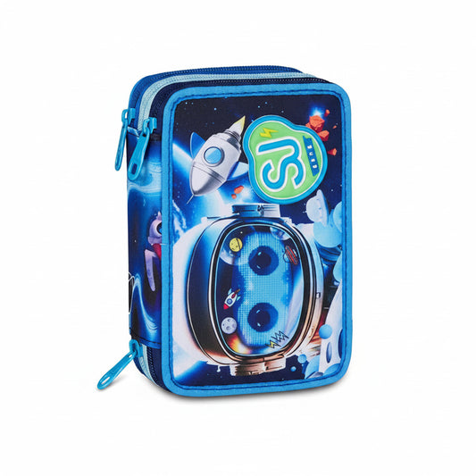 Astuccio Seven 3 Zip Space Led Boy