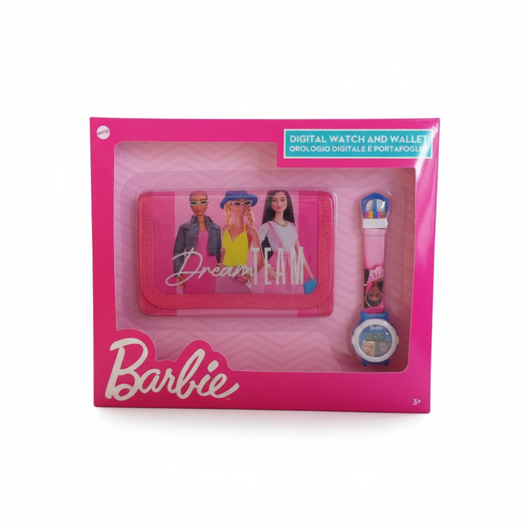 Set Regalo Barbie ufficiale – Portafoglio e Orologio per Bambina