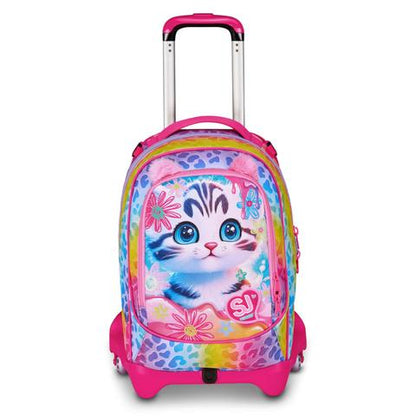 ZAINO TROLLEY SEVEN JACK 3WD SJ GANG GIRL CAT & AIR