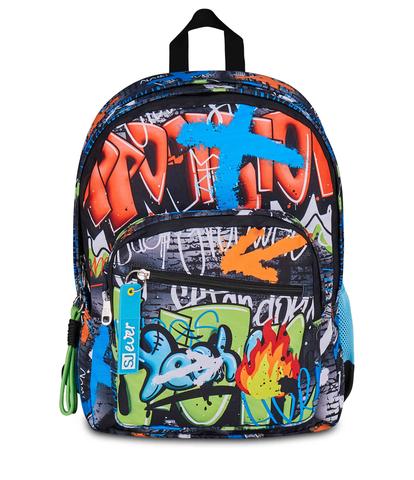 Zaino Doppio Scomparto Seven SJ Ever High Flames Boy – Scuola 2026/27