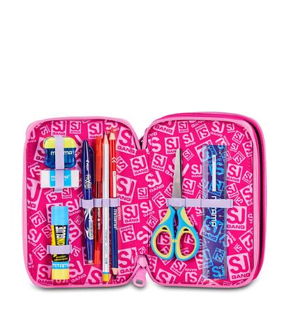 Astuccio 3 Zip S3D Seven SJ Gang Soft Pouch Girl 2026-2027 | Astuccio Scuola Bambina
