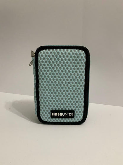 ASTUCCIO scuola 3 zip TINTA UNITA azzurro