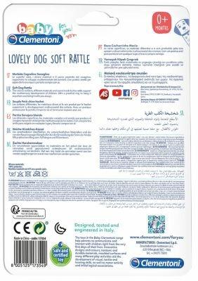 Clementoni Morbidi Cagnolino Sonaglino & Dinosauro