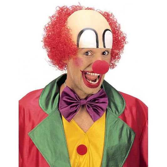 Calotta clown con capelli