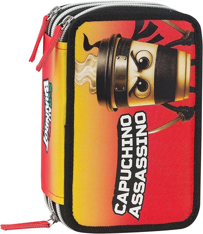 Astuccio 3 Zip Brainrot 2026/27 – Astuccio Scuola con Personaggi Virali per Ragazzi