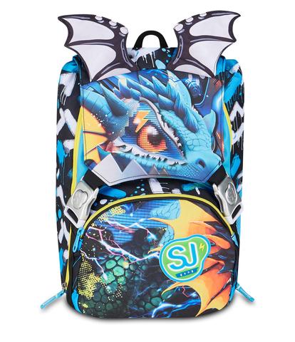 Zaino Seven EST SJ Metal Dragon Boy 2026/27 – Zaino Scuola Bambino con Estensibile