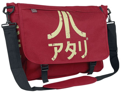 Tracolla Atari. Mb Datari. Messenger Bag With Japanese Logoark Red With Japanese Logo