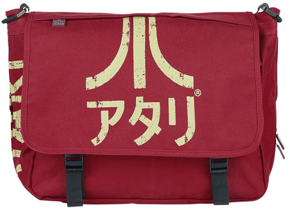 Tracolla Atari. Mb Datari. Messenger Bag With Japanese Logoark Red With Japanese Logo