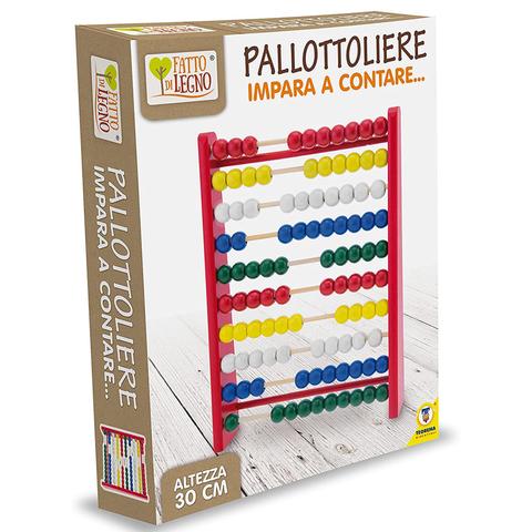 FATTO DI LEGNO - PALLOTTOLIERE 30x25x6cm