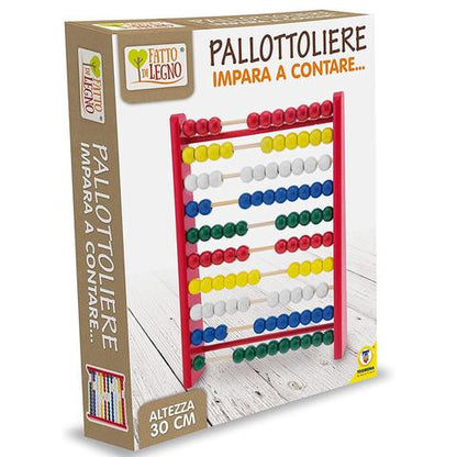 FATTO DI LEGNO - PALLOTTOLIERE 30x25x6cm