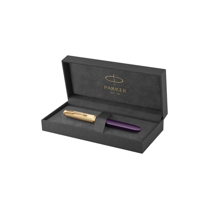 Penna Stilografica Parker 51 Deluxe Plum GT - Penna Lusso Collezione