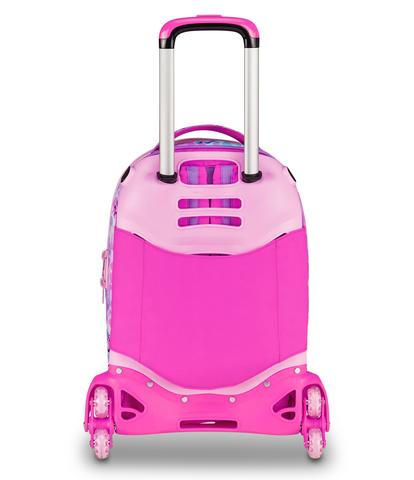 Trolley Jack Seven 8WD SJ Gang Glowcat 2026/27 – Trolley Scuola con Zaino Staccabile e 8 Ruote per Bambina