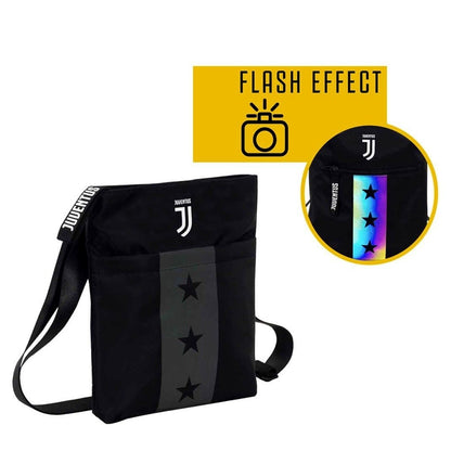 FC Juventus Tracolla Verticale Flash Effect 3 Stars Ufficiale - Borsa Tifosi