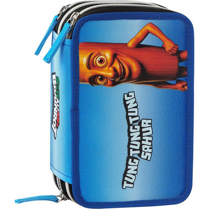 Astuccio 3 Zip Brainrot 2026/27 – Astuccio Scuola con Personaggi Virali per Ragazzi