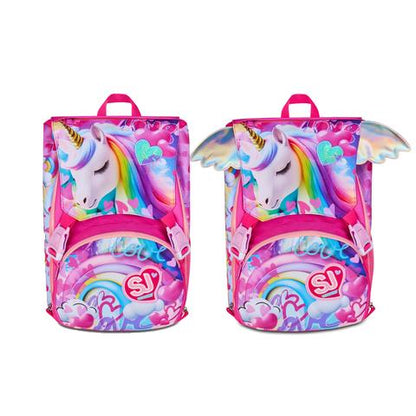 ZAINO SEVEN SDOPPIABILE BIG SJ GANG FLYUNICORN GIRL